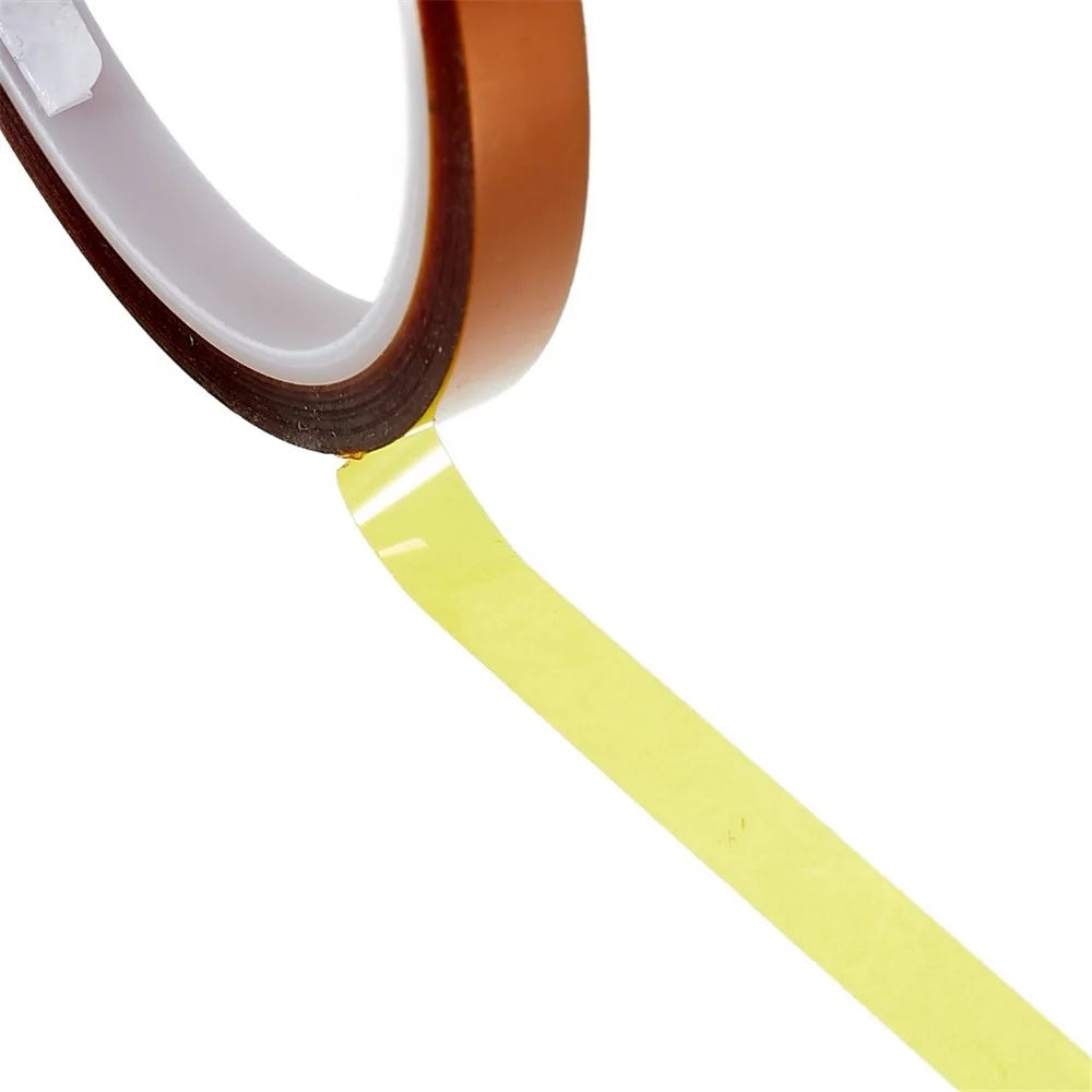 KAPTAN 33m*0.8cm Polyimide Tape Heavy Duty Electric Insulation Tape Power Circuit Wiring Adhesive High Temperature Resistance Tape Tool - 3