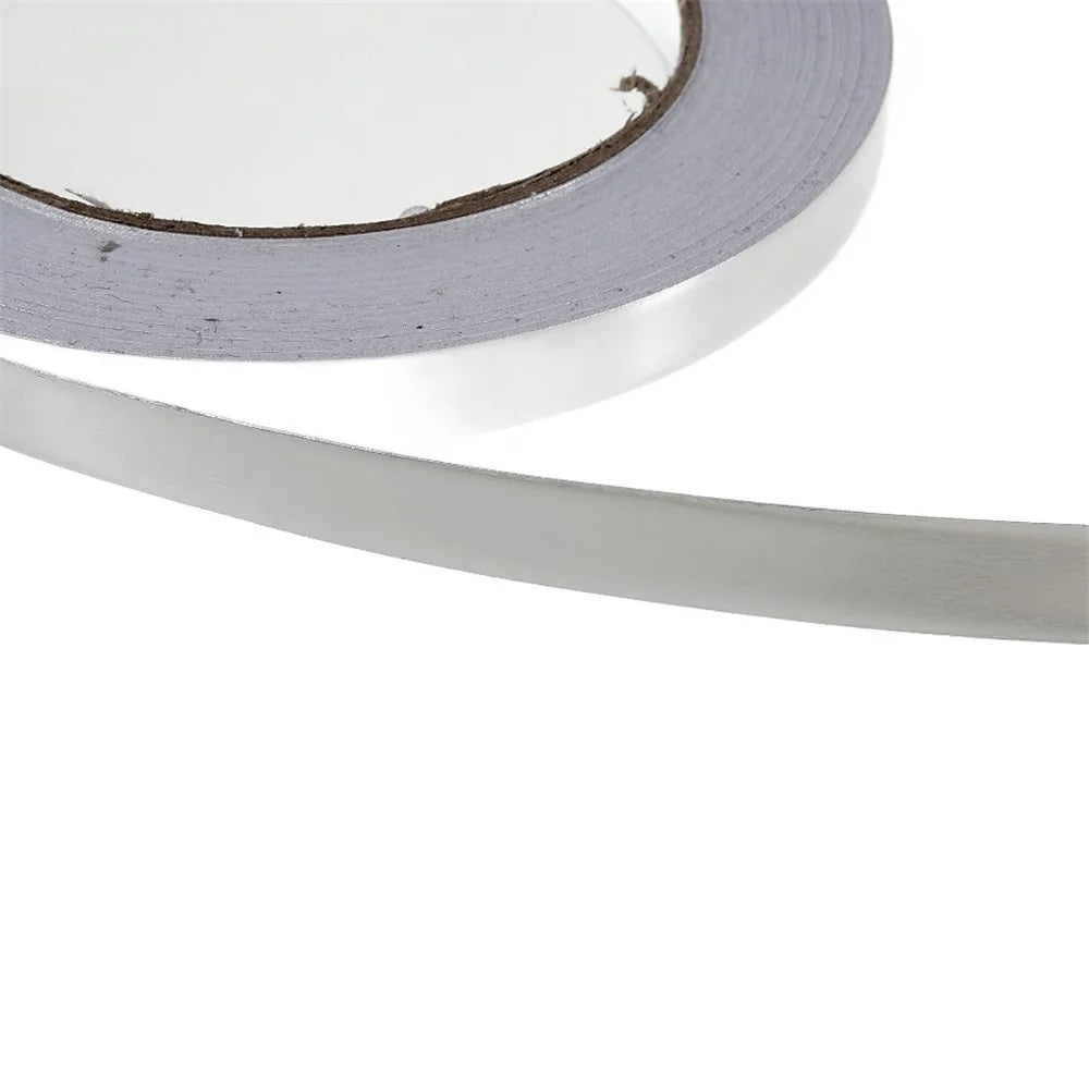 BEST 40m*10mm*0.06mm High Temperature Resistant Adhesive Foil Tape Aluminum Foil Tape - 3