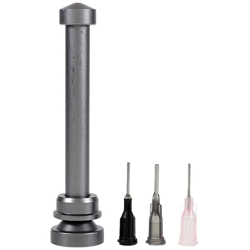 BEST BST-013 Aluminum Alloy Syringe Booster Kit with 3 Dispensing Needles for Electronic Devices Repair Tool Glue Applicator Oil Dispensing - 1