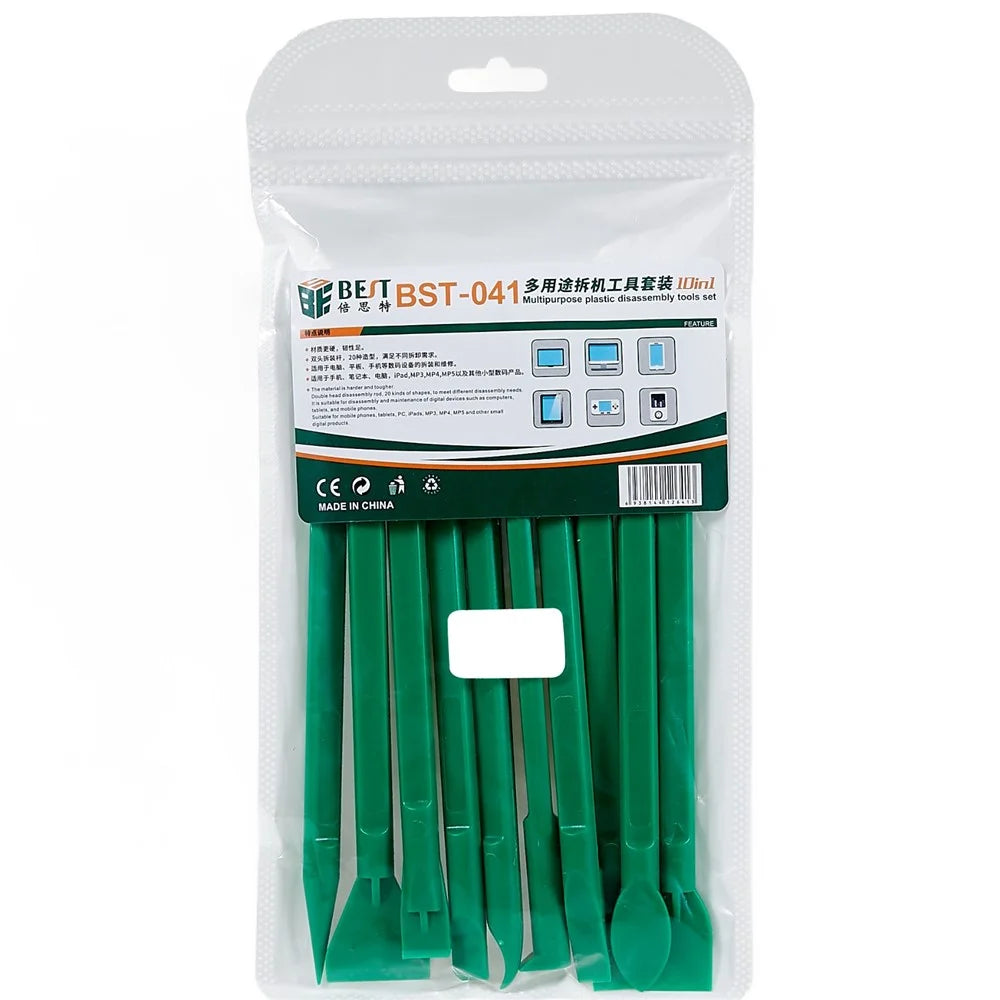 BEST BST-041 10 in 1 Multipurpose Plastic Disassembly Tools Set Opening Tool Plastic Double-Sided Pry Tool Repair Parts for iPhone Android Devices - 5