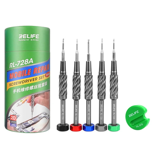 RELIFE RL-728A Strong Magnetic Absorption Screwdriver Kit for Mobile Phone Repair - 1