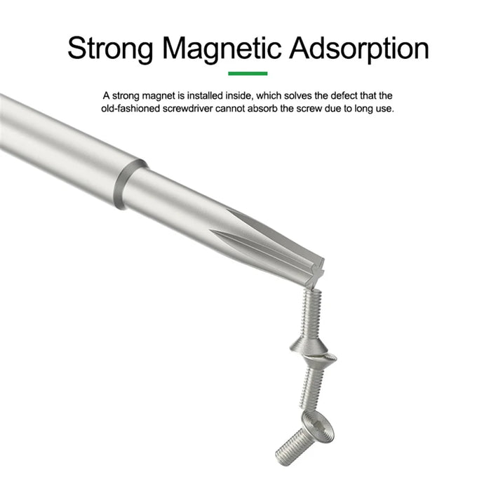 RELIFE RL-728A Strong Magnetic Absorption Screwdriver Kit for Mobile Phone Repair - 6