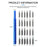 SUNSHINE SS-5118 25-in-1 High Performance Screwdriver Set with Groove Magnetic Storage Organizer Mobile Phone Screen Replace Repair Tools - 6