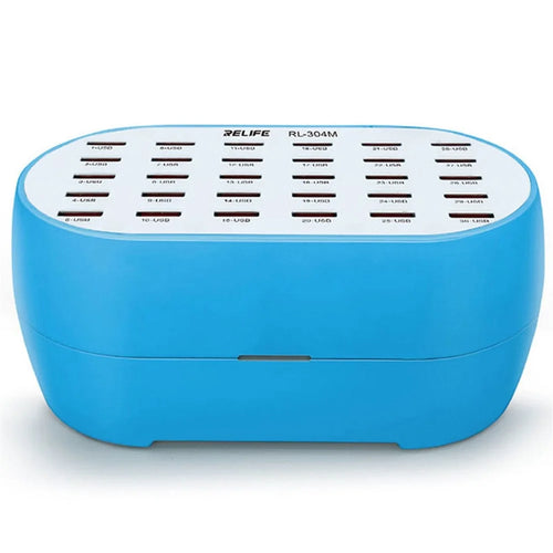 RELIFE RL-304M 160W 30 Ports USB Charging Dock Phone Tablet Fan Humidifier Charger Power Station - US Plug - 1
