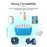 RELIFE RL-304M 160W 30 Ports USB Charging Dock Phone Tablet Fan Humidifier Charger Power Station - US Plug - 4