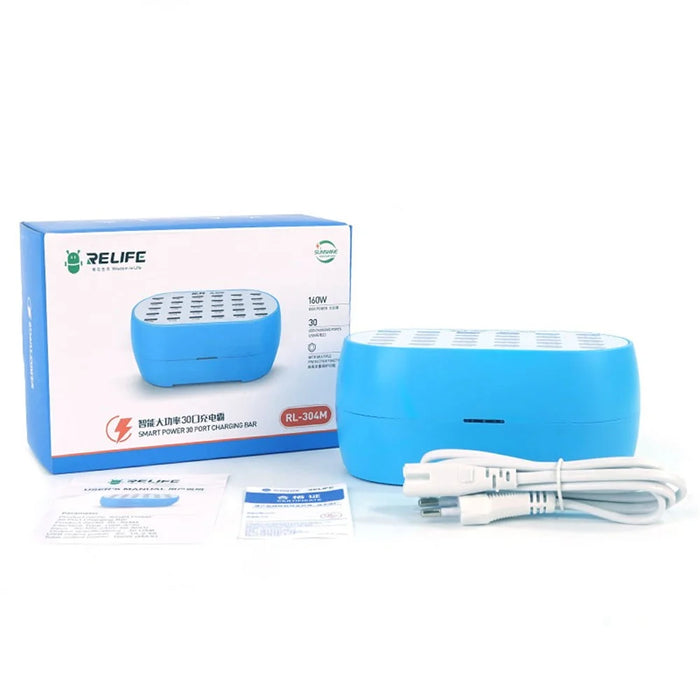 RELIFE RL-304M 160W 30 Ports USB Charging Dock Phone Tablet Fan Humidifier Charger Power Station - US Plug - 7