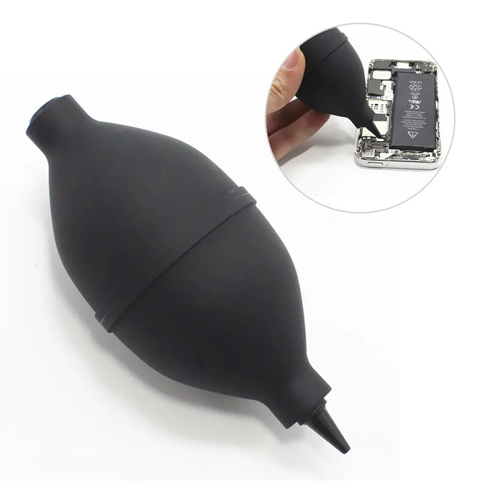 Rubber Dust Removing Air Blow Ball Phone Repair PCB PC Keyboard Camera Lens Dust Cleaner - Black - 1