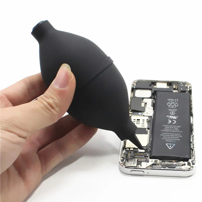 Rubber Dust Removing Air Blow Ball Phone Repair PCB PC Keyboard Camera Lens Dust Cleaner - Black - 2