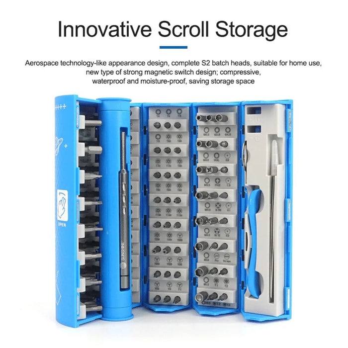 SUNSHINE SS-5120 128-in-1 Precision Screwdriver Set 120Pcs Alloy Steel Bits for Mobile Phone Home Use Repair Tools - 2