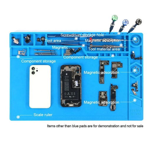 RELIFE RL-160A Insulation Silicone Soldering Repair Mat Heat Resistant Work Pad for Phone PCB Repair - 2