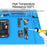 RELIFE RL-160A Insulation Silicone Soldering Repair Mat Heat Resistant Work Pad for Phone PCB Repair - 5