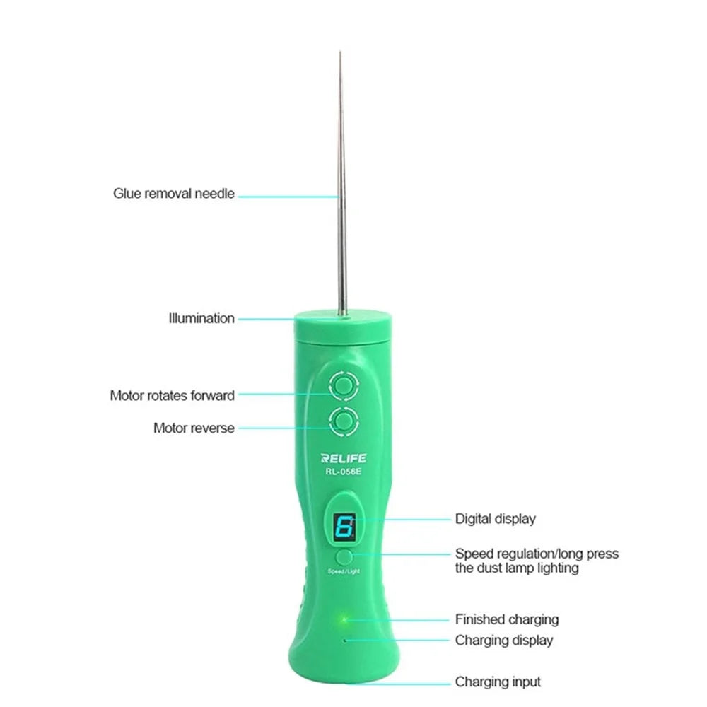 RELIFE RL-056CE Smart Cutting Glue Remover 6-speed Adjustable Phone LCD Screen Hard Gel Remover Cutter - 3