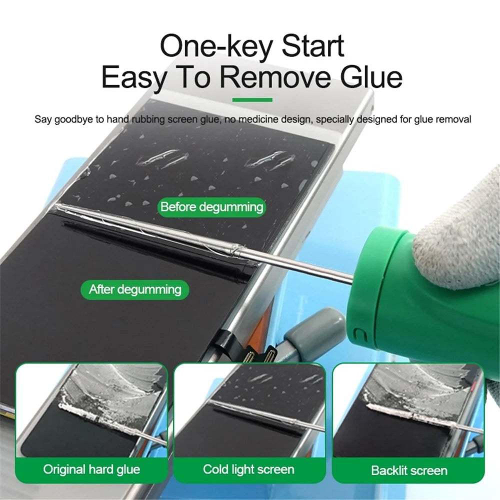 RELIFE RL-056CE Smart Cutting Glue Remover 6-speed Adjustable Phone LCD Screen Hard Gel Remover Cutter - 4