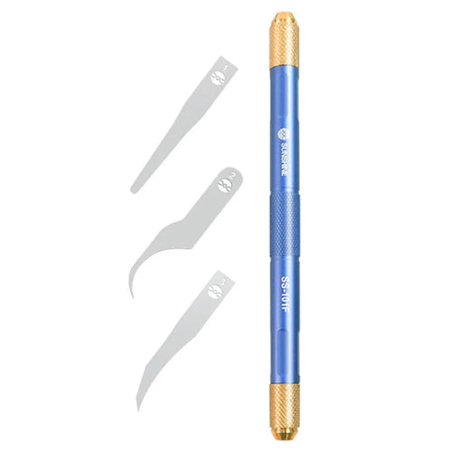 SUNSHINE SS-101F Chip Repair Advanced Blade Set Non-slip Handle Glue Removal Tool for Mobile Phones - 1