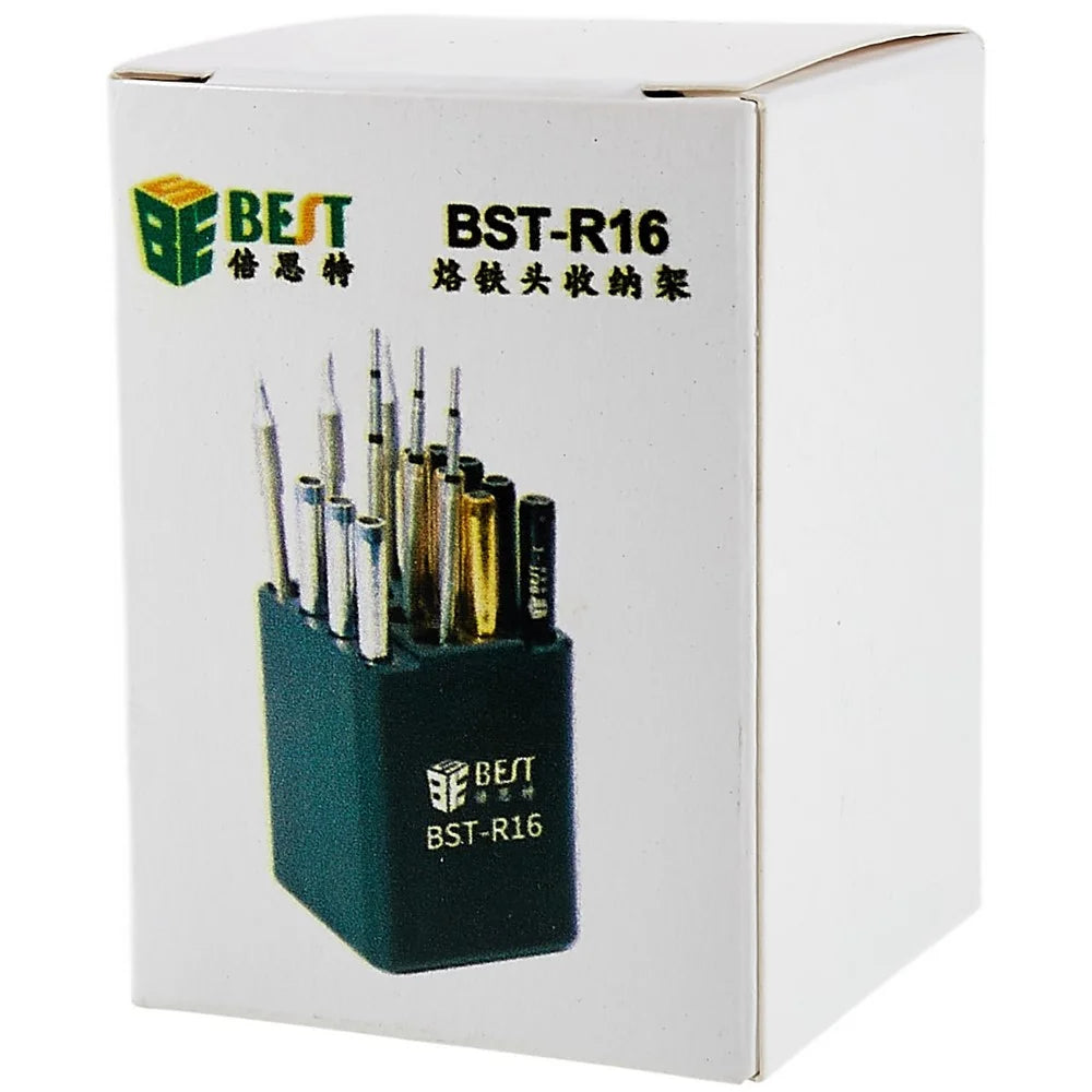 BEST BST-R16 Soldering Iron Tip Holder Soldering Tips Replacement Storage Rack - 5