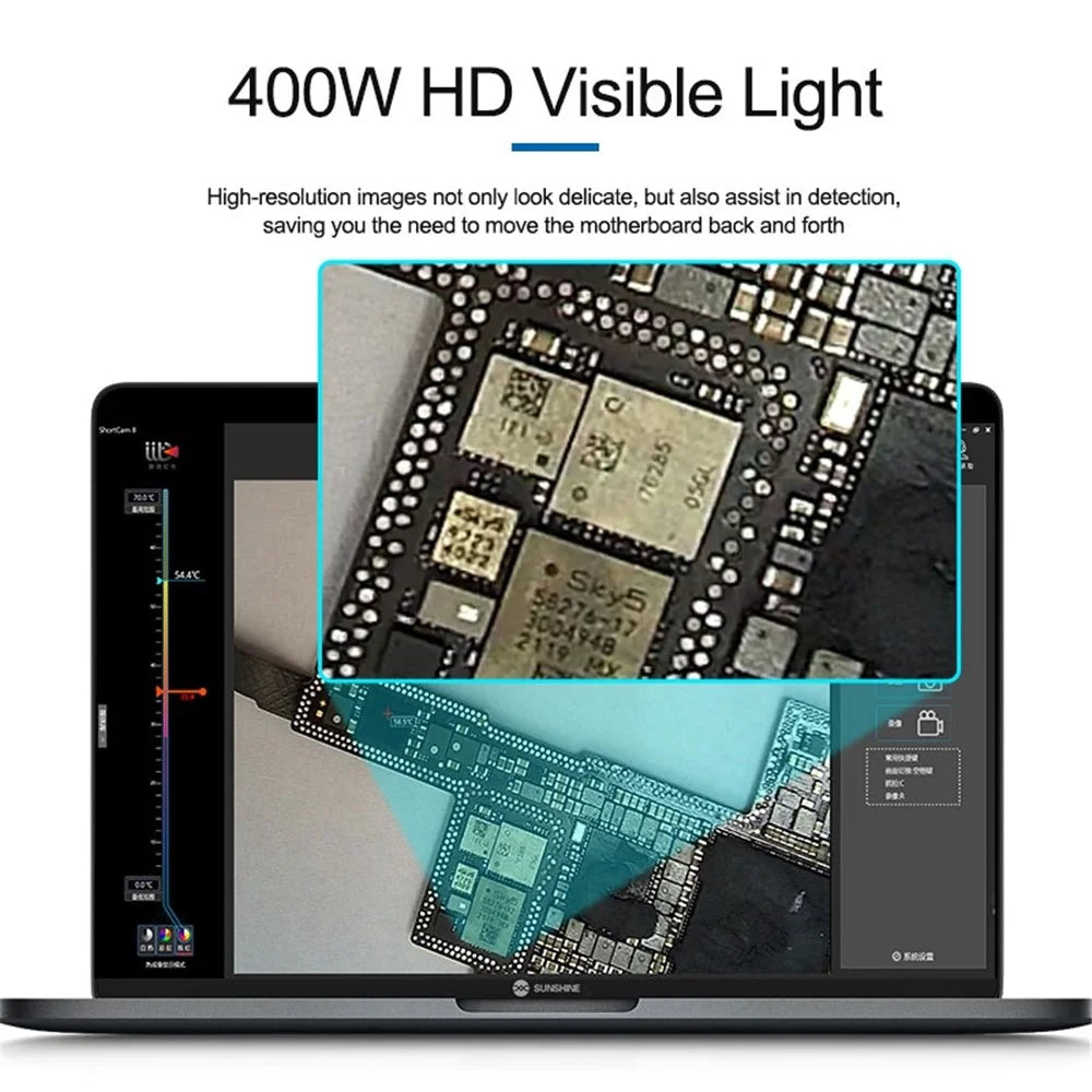 SUNSHINE PCB ShortCam II Phone Repair Test Bench Thermal Imager Camera Motherboard Fault Diagnosis Instrument - 4