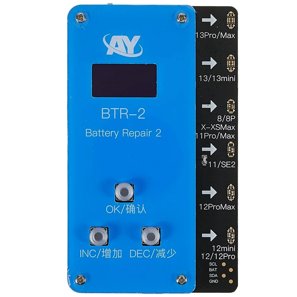 AY BTR-2 Battery Repair 2 for iPhone 11/12/13 Series Battery Repair Electronic Tools - 1