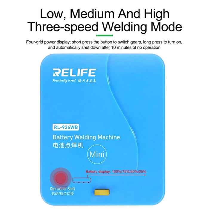 RELIFE RL-936WB Mini Spot Welder Battery Welding Machine Battery Flex Replacement Soldering Repair Tool - 4
