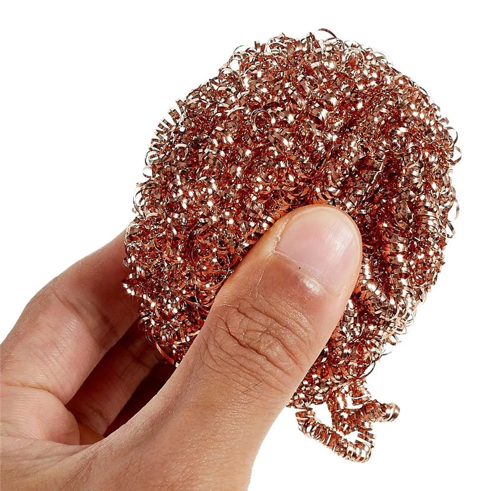 BEST Desoldering Cleaning Ball Soldering Iron Tip Cleaning Tool Soldering Nozzle Tip Copper Wire Cleaner - 2