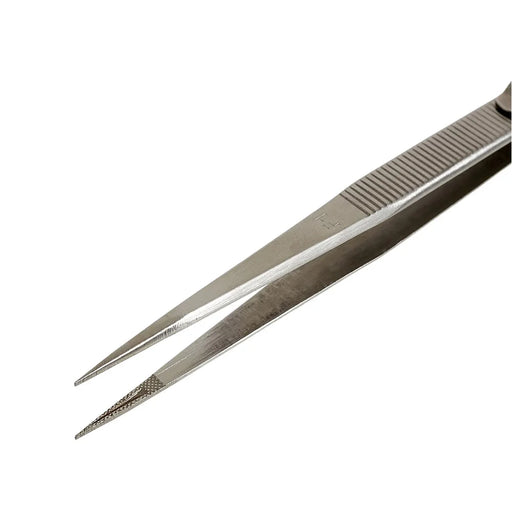 BEST BST-F1 202 Stainless Steel Tweezers Slide Buckle Design Diamond Gem Jewelry Making Craft Tool - 2