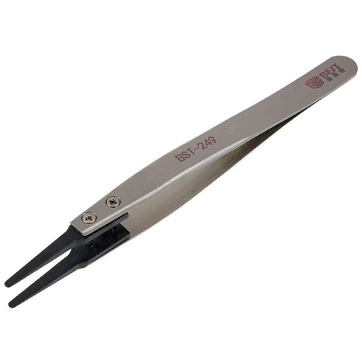 BEST BST-249 Professional Anti-Static Tweezers Mobile Phone Tablet Repairing PPS Plastic Head Tweezers - 1