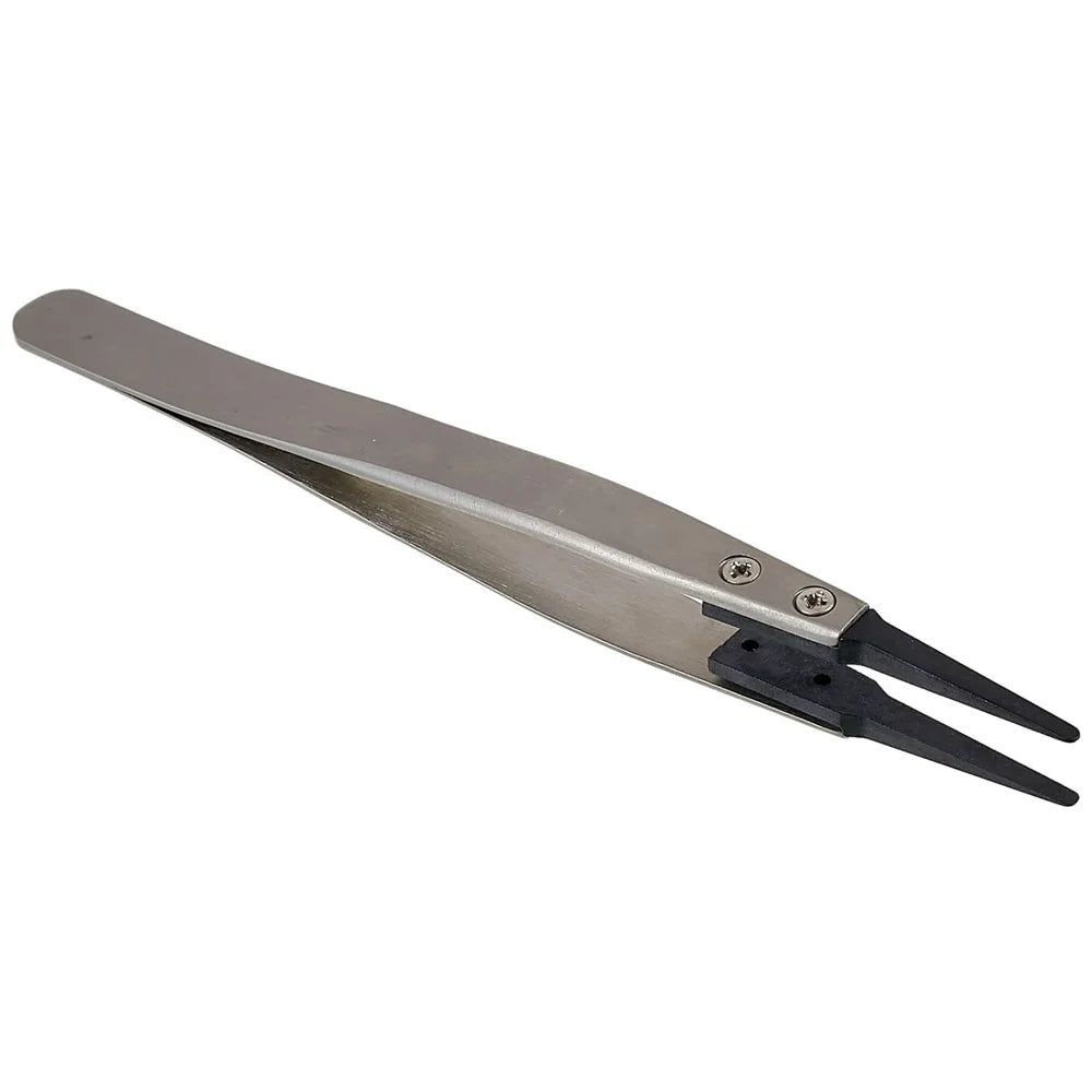 BEST BST-249 Professional Anti-Static Tweezers Mobile Phone Tablet Repairing PPS Plastic Head Tweezers - 3
