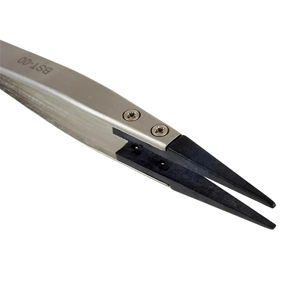 BEST BST-00 Anti-Static Tweezers PPS Plastic Head Tweezers Mobile Phone Tablet Precision Repairing Tool - 3