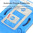 RELIFE RL-601MA A8-A15 CPU Reballing Stencil Platform for iPhone 6-13 Pro Max IC Chip Planting Tin Template Fixture - 3