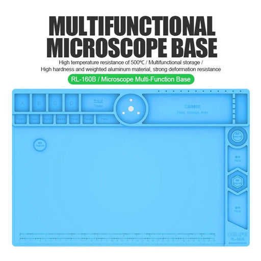 RELIFE RL-160B Magnetic Multifunctional Microscope Base Preservative Desktop Microscope Storage Area High-Temperature Resistance - 2