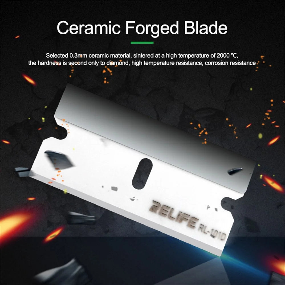 RELIFE RL-023A Preservative Screen Repair Blade High Hardness Ceramic Glue Remover for Mobile Phones - 3