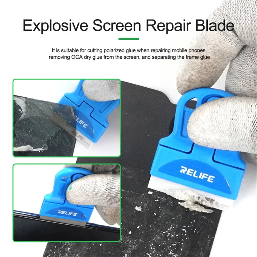 RELIFE RL-023A Preservative Screen Repair Blade High Hardness Ceramic Glue Remover for Mobile Phones - 5