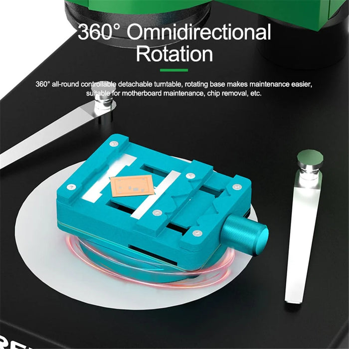 RELIFE RL-601I Mini Rotating Fixture Motherboard Chip BGA for Mobile Phone PCB Multi-function Clamp Chip Glue Removal - 4