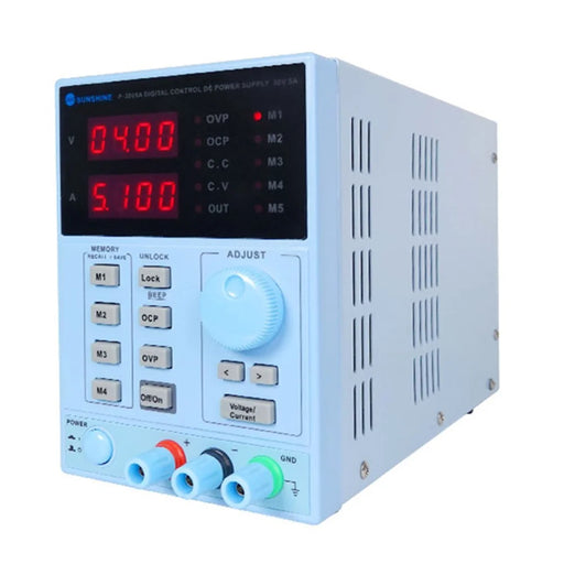 SUNSHINE P-3005A 30V 5A DC Laboratory Power Supply Digital Programmable Adjustable Voltage Regulator Switching Stabilizer Power Supply - EU Plug - 1