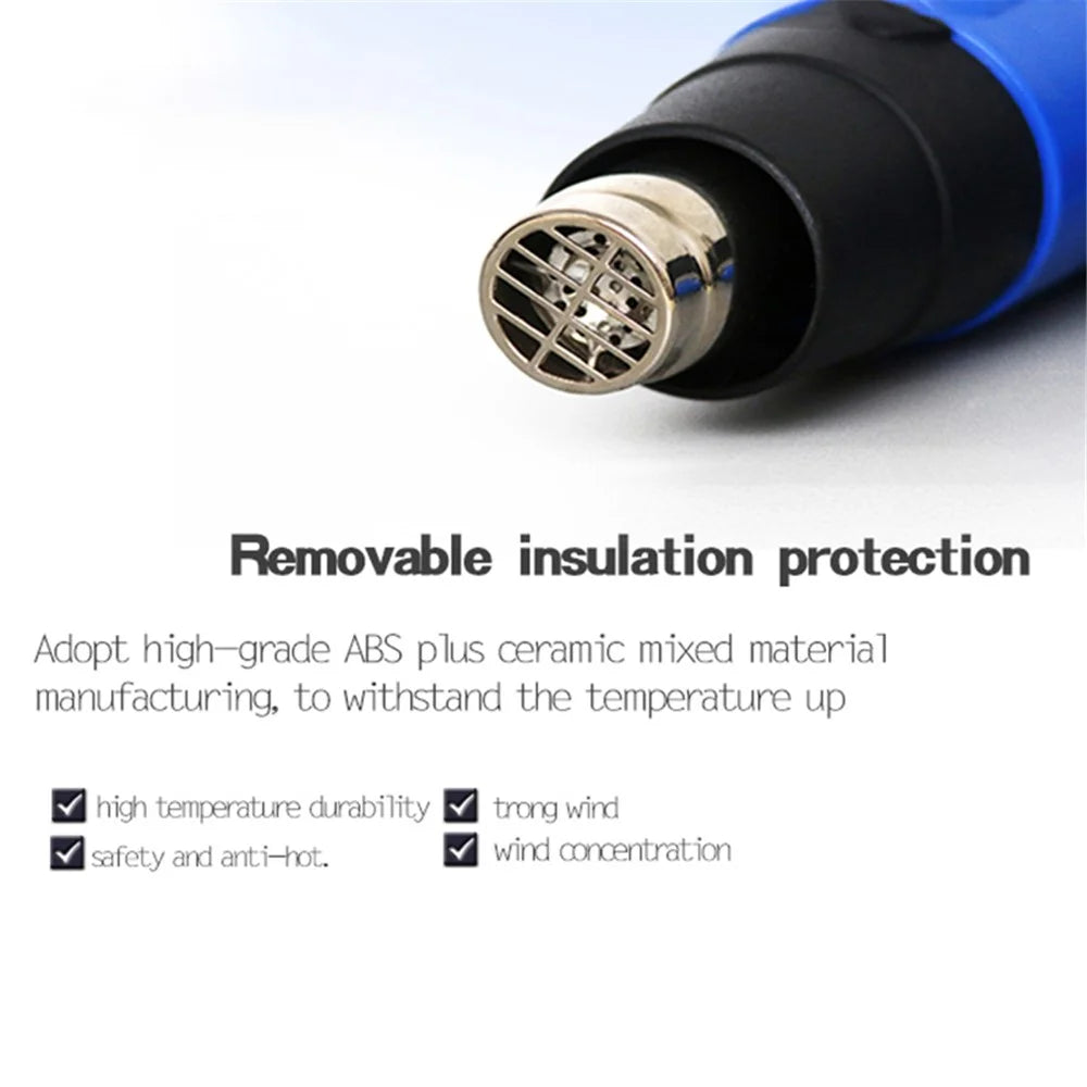 SUNSHINE RS-1600 Two Wind Speeds Adjustable Hot Air Welding Gun for Phone Components and Parts Soldering - 3