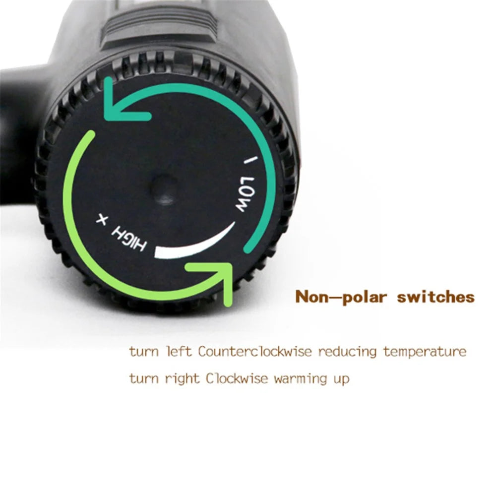 SUNSHINE RS-1800D LCD Display Two Wind Speeds Adjustable Hot Air Welding Gun for Phone Components and Parts Soldering - 7