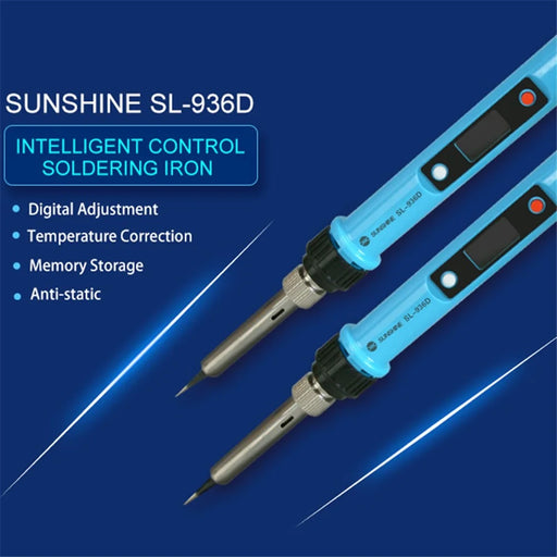 SUNSHINE SL-936D Electric Welding Pen LCD Adjustable Temperature Digital Electric Soldering Station for Mobile Phone Repair - EU Plug - 2