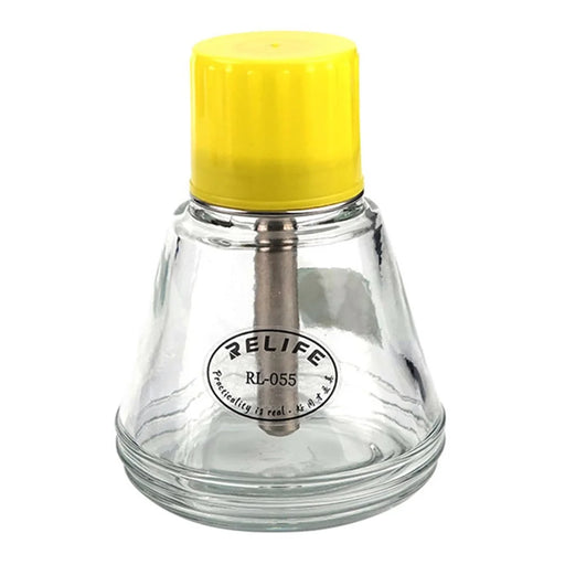 RELIFE RL-055 Empty Glass Water Bottle Copper Core Alcohol Bottle Metal Suction Pipe Pressing Type Automatic Water Bottle - 1
