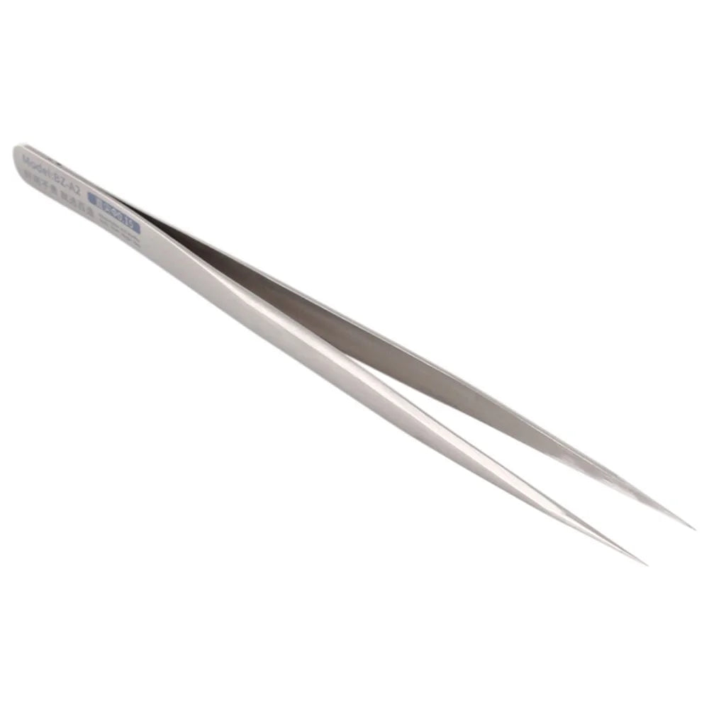 MEGA-IDEA BZ-A1 0.1mm Fine Tweezers Stainless Steel Straight Pointed Tip Tweezers Electronic Device Repair Tool - 2