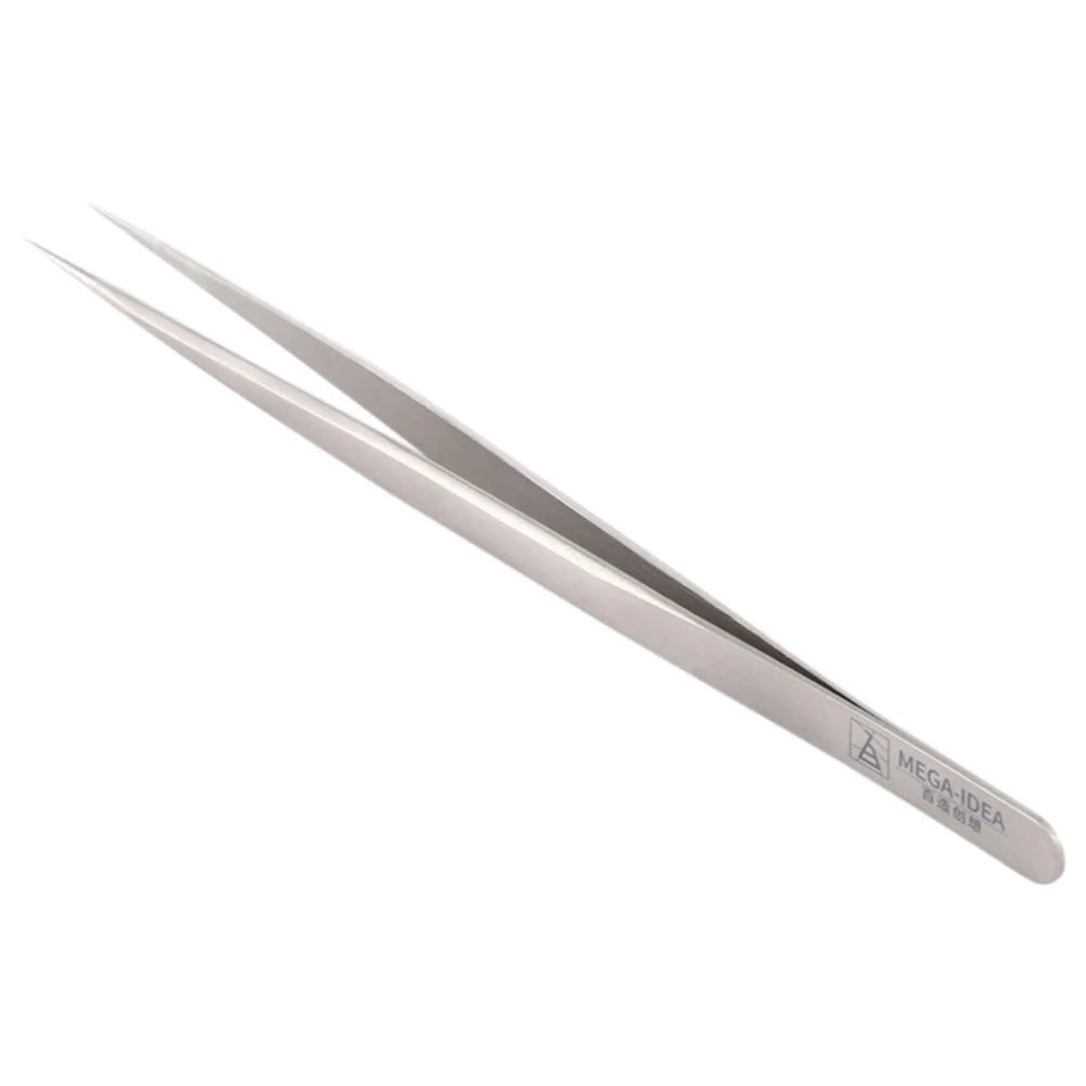 MEGA-IDEA BZ-A1 0.1mm Fine Tweezers Stainless Steel Straight Pointed Tip Tweezers Electronic Device Repair Tool - 3