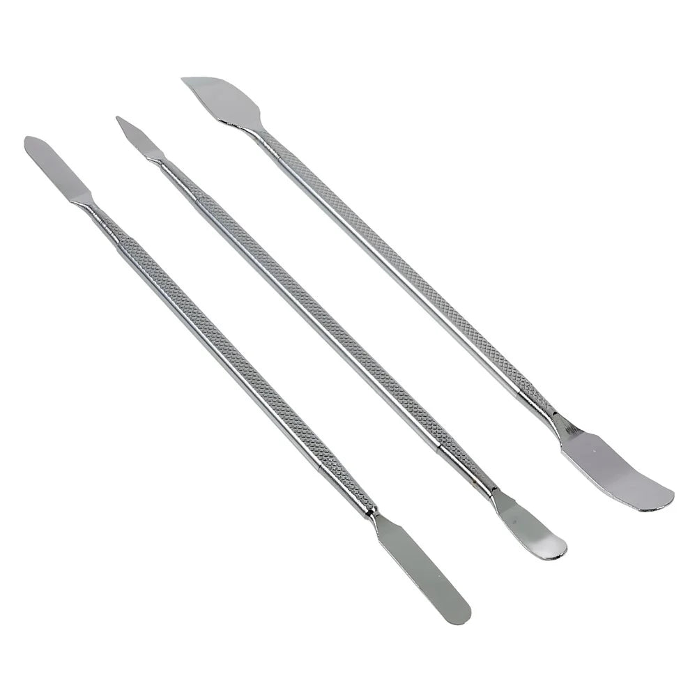 BEST 3Pcs / Set Metal Crowbar Phone Laptop Tablet Screen Repairing Battery Opening Glue Removal Pry Tools - 4