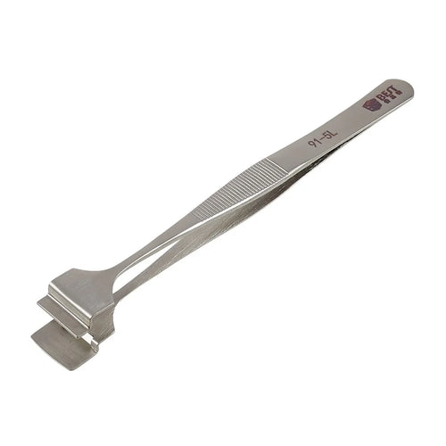 BEST BST-91-5L L-shaped Wafer Tweezers Stainless Steel Tweezers Dedicated Chip Hand Tool - 1