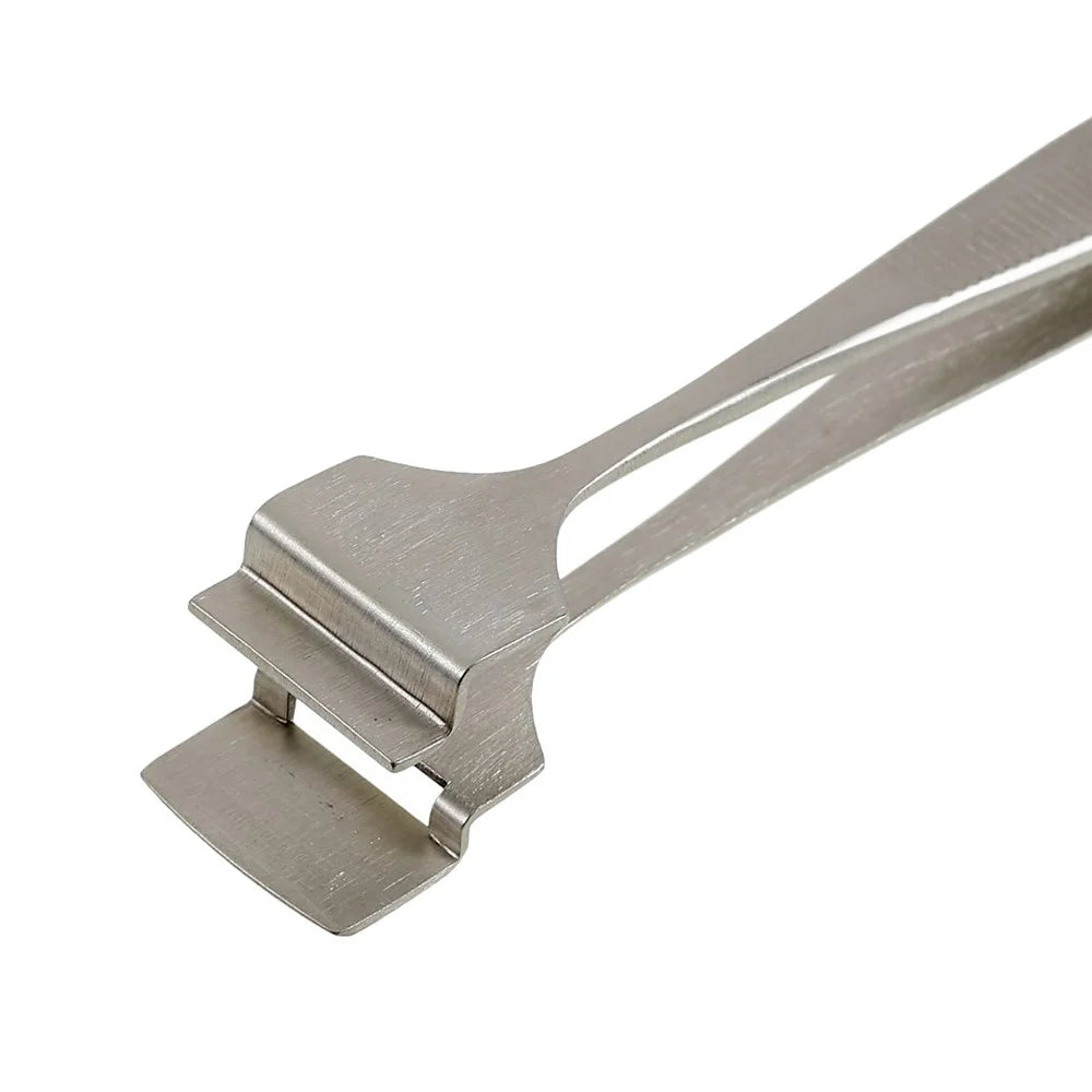BEST BST-91-5L L-shaped Wafer Tweezers Stainless Steel Tweezers Dedicated Chip Hand Tool - 2