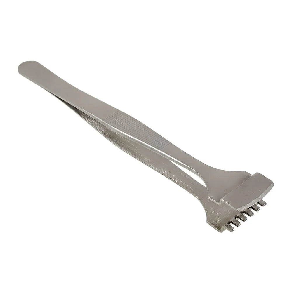 BEST BST-91-6T 2cm Tooth-shaped Anti-static Stainless Steel Crystal Wafer Tweezers Maintenance Tool Wafer Tip - 3