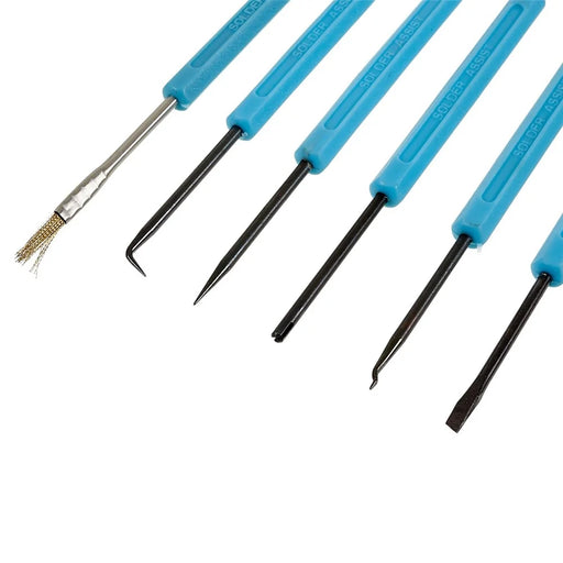 BEST 6Pcs / Set Desoldering Aid Tool PCB Circuit Board Soldering Welding Auxiliary Tools Repairing Kit - 2