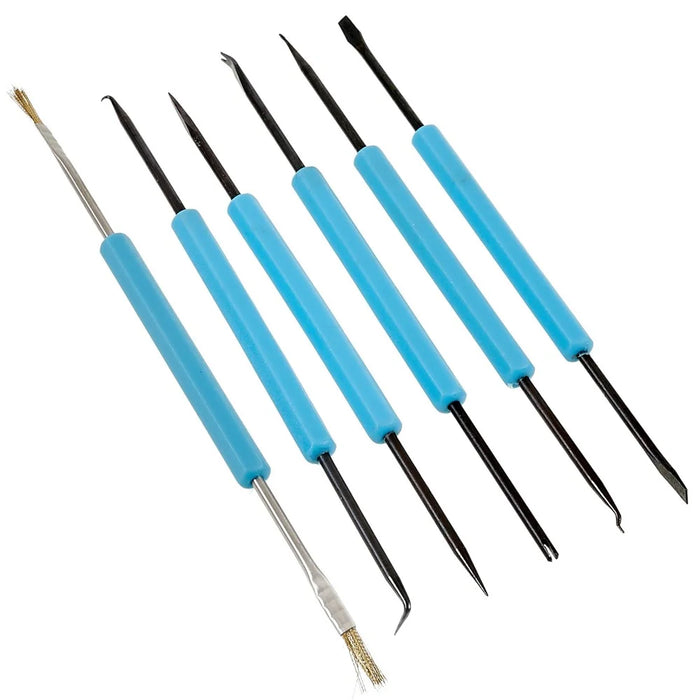 BEST 6Pcs / Set Desoldering Aid Tool PCB Circuit Board Soldering Welding Auxiliary Tools Repairing Kit - 4