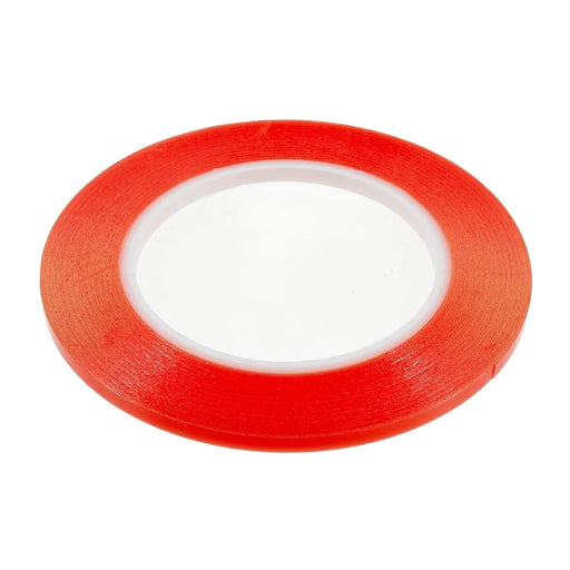 BEST 0.5cmx25m Strong Adhesive Double-sided Tape Ultra-thin Seamless Repairing Double-sided Tape - Red - 1