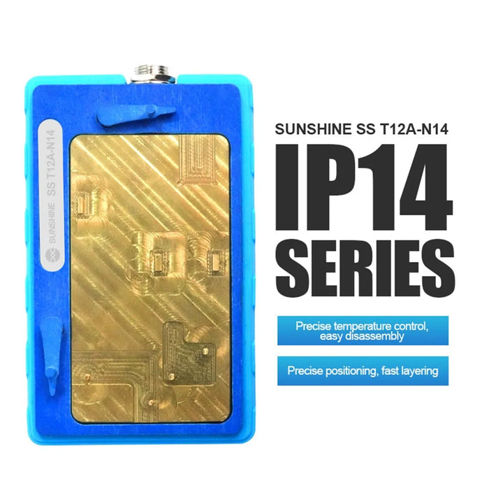 SUNSHINE SS T12A-N14 Motherboard Layering Heating Table for iPhone 14 / 14 Plus / 14 Pro / 14 Pro Max 4-in-1 Motherboard Repair Heating System Preheating Welding Platform - 2