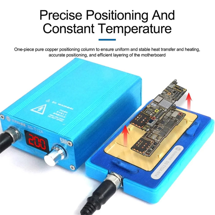 SUNSHINE SS T12A-N14 Motherboard Layering Heating Table for iPhone 14 / 14 Plus / 14 Pro / 14 Pro Max 4-in-1 Motherboard Repair Heating System Preheating Welding Platform - 5