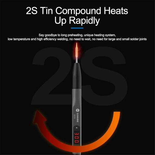 SUNSHINE SS-C210 Series Integrated Soldering Iron Tip Rapid Temperature Recovery Replacement Head Repair Soldering Station - SS-C210-I - 2