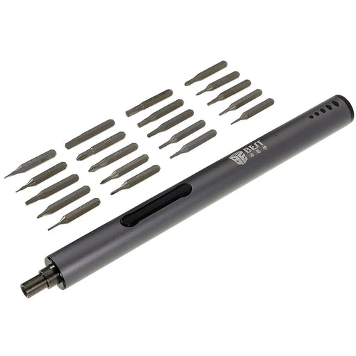 BEST BST-9911A Professional Rechargeable Magnetic Electric Screwdriver Repair Tool with LED Light - 1